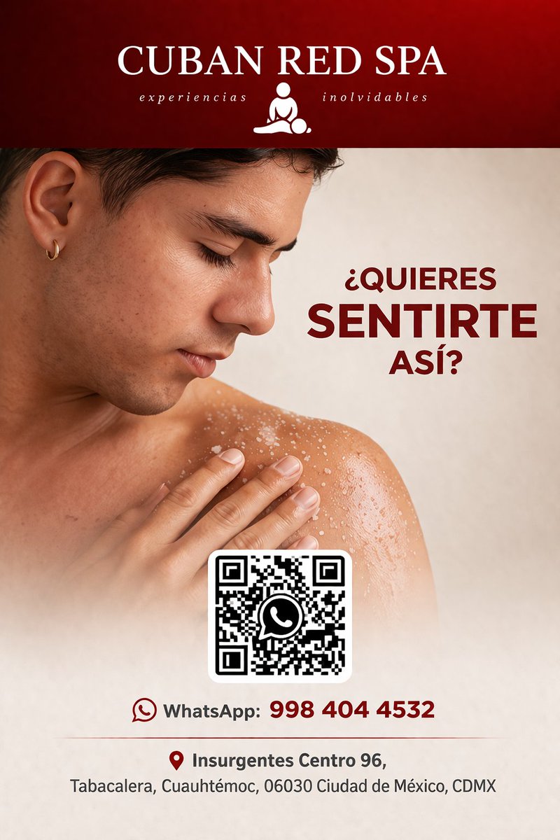 CUBAN RED SPA 💆‍♂️🇨🇺👌 CDMX tweet media