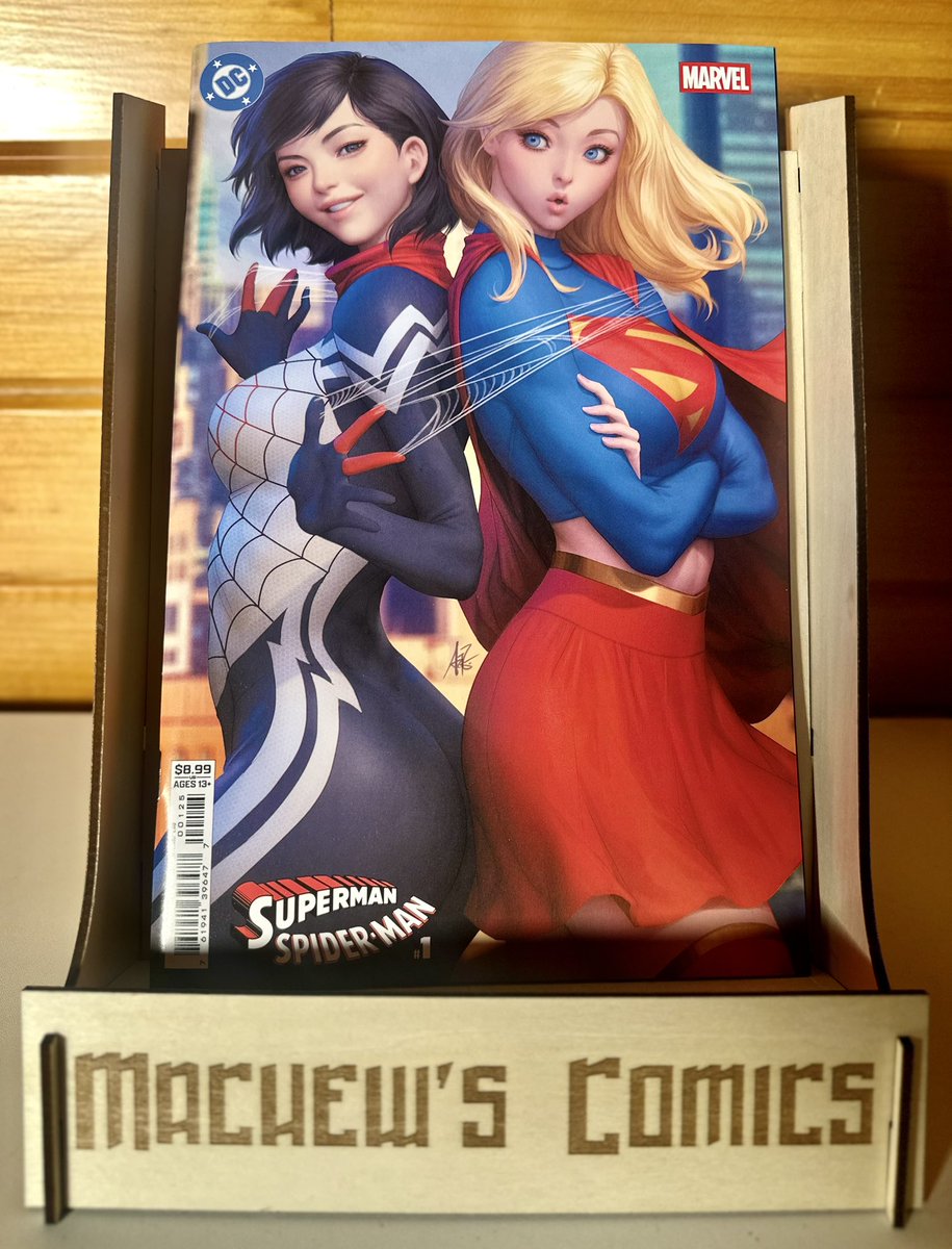 MachewsComics's tweet photo. Next in the booth π₯π₯
Superman Spider-Man #1 πΈοΈπ¦Έ
No way I wasnβt grabbing this cover π
Cover by Stanley Artgerm Lau
#SupermanSpiderMan #Superman #SpiderMan #Artgerm #StanleyLau #Marvel #DCComics #ComicBooks #LCS #SpecBooks https://t.co/BWth4sQJDz