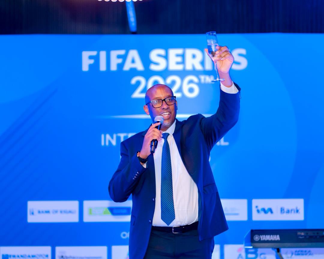 FERWAFA's tweet photo. @Rwanda_Sports @NgarambeRwego FERWAFA President @FabriceShema reaffirmed Rwanda’s commitment to hosting top competitions & growing football.
The evening blended sport & culture, with vibrant music entertainment
All set for kickoff! ⚽️🌍
#FIFASERIES2026
#RwandaIsReady https://t.co/oZsZx6NN0y