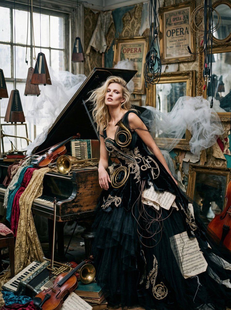 NordenNokterion's tweet image. Play Me Harder 1.0 Don't Miss a Beat in Bass-Line Bondage
#Aesthetic #AvantGarde #Conceptual #Decadence #Editorial #Fashion #Gothic #HauteCouture #Maximalism #Neoclassical #Romanticism #Surrealism #Symbolism #Vintage #AIart #Photoshop
