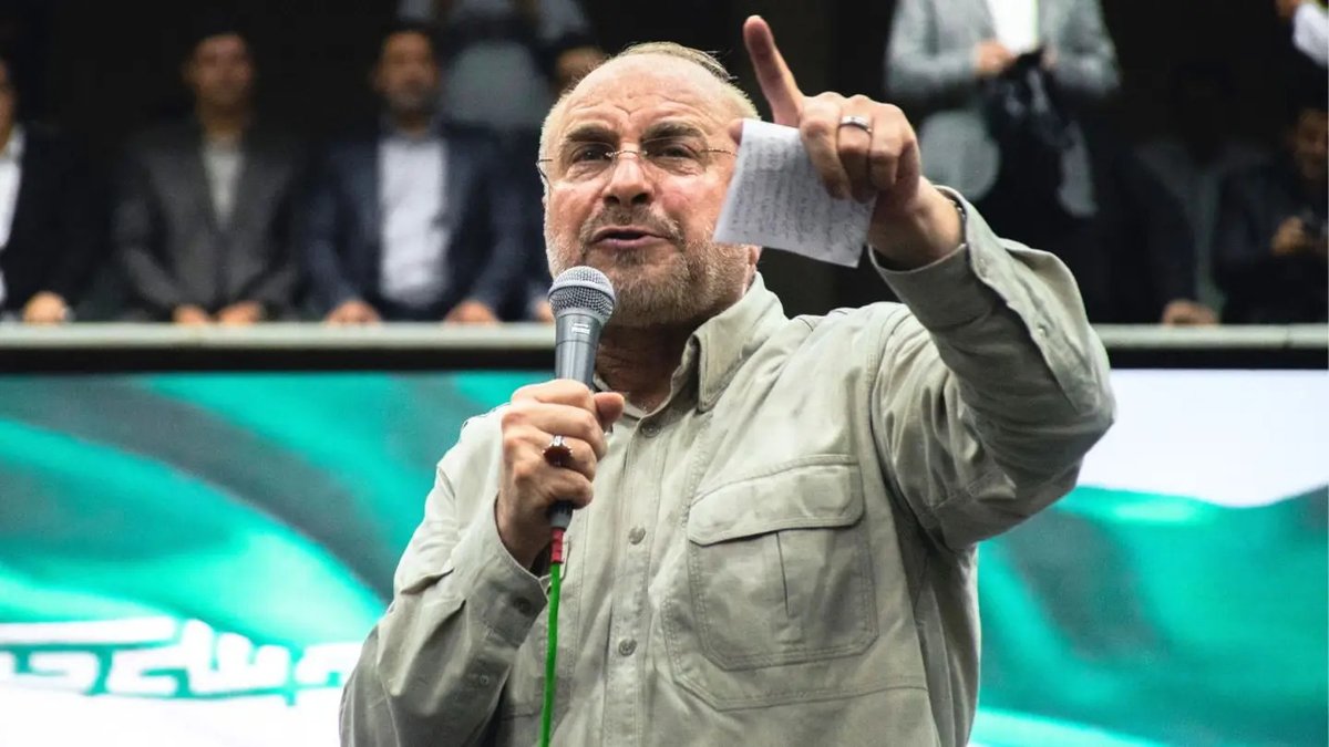 MarioNawfal's tweet photo. 🇮🇷 Iran’s parliament speaker Ghalibaf, who threatened to “burn” American forces and said Trump “will pay the price,” is now reportedly being floated as Tehran’s main point man for talks with the U.S.

Interesting choice for de-escalation.

Source: Fox News https://t.co/62VJuNp6ji