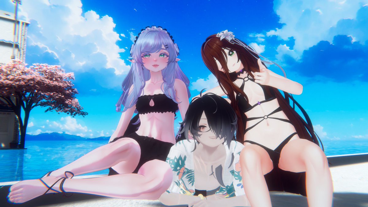 rixtyvrc's tweet photo. Vibin' on spring break 🫧

#VRChat https://t.co/NaCTw9pdnP