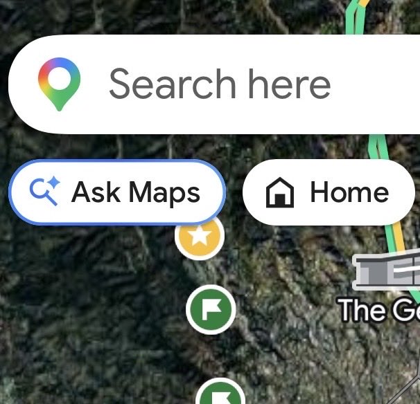 Cromsss's tweet photo. Thanks @google I really needed Ai in my maps… https://t.co/PhJbYgPRQA