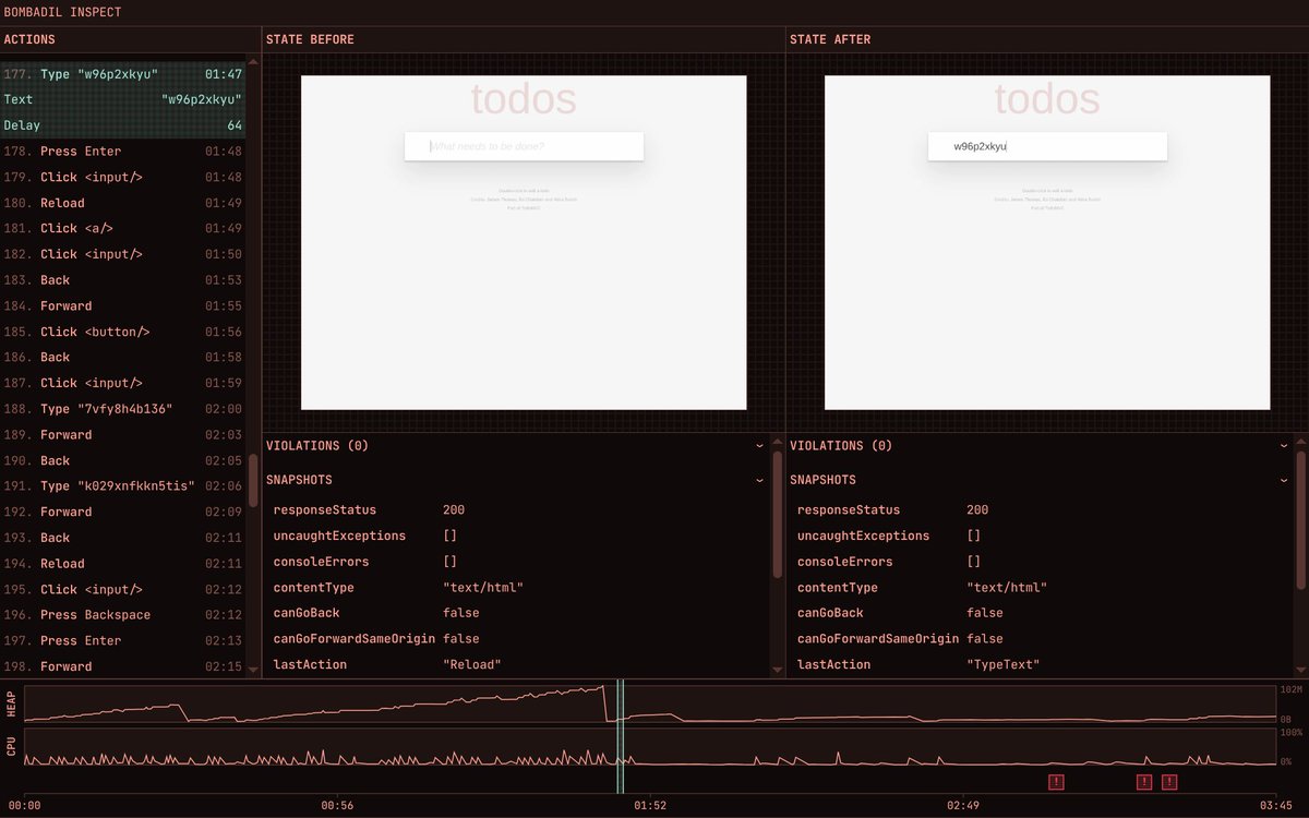 Inspect state diff UI
