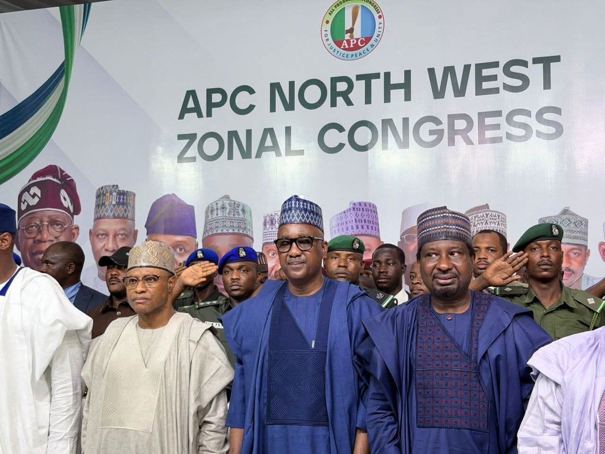 KAKAMEDIACentre's tweet photo. Hon. Abdulazeez Abubakar Kaka @Abunaah today 26th March, 2026, Attended the Northwest APC Congress in Kaduna.

I Attendance are the APC National Chairman, Deputy Senate President, the Speaker HOR, Some Northwest State Governors and other APC Key Stakeholders across The Region.

The Congress aimed at Strengthening Party Structure and Addressing Regional Challenges Ahead of the Upcoming 2027 Election. 

#KowaNamuNe 
#KakaMediaCentre 
#OurKadunaNorth