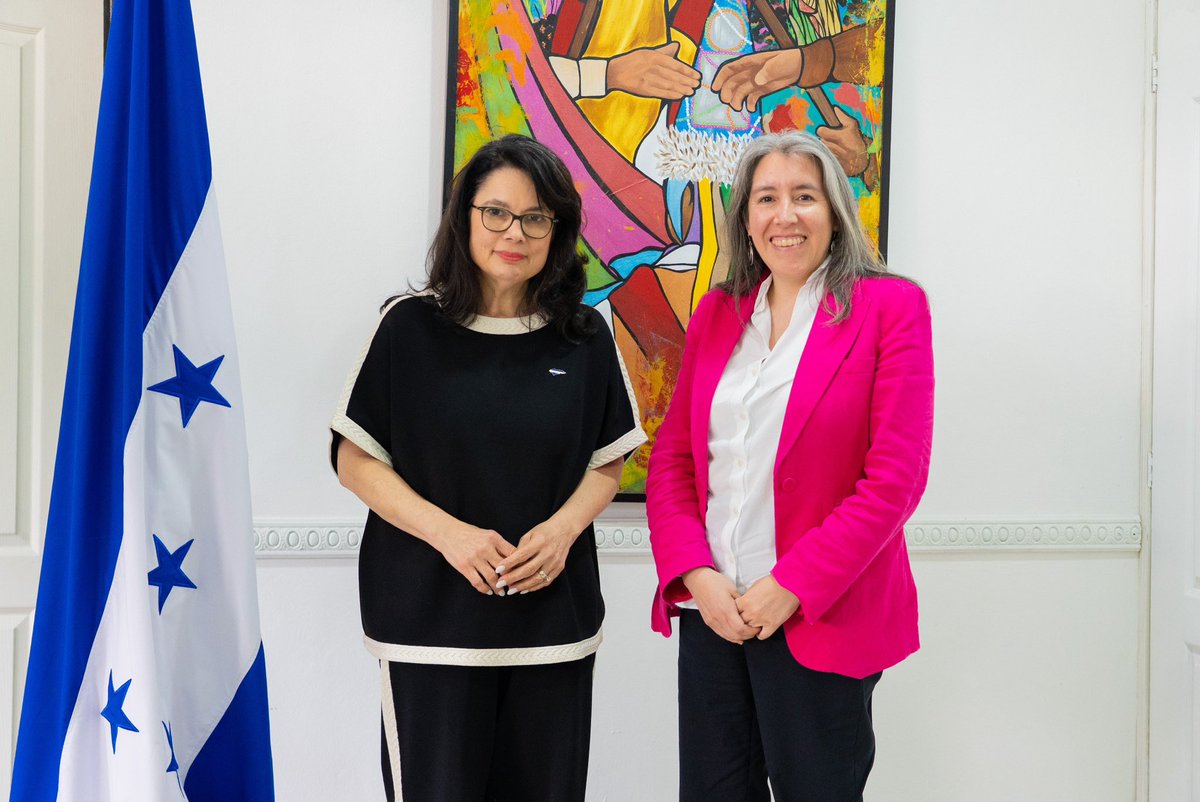 MarianaRendonD's tweet photo. Gracias ministra de @senaf_hn, Ada Mejía, por el diálogo abierto y constructivo que sostuvimos.

Compartimos la prioridad: avanzar en acciones concretas que fortalezcan la protección y la reintegración de la niñez migrante retornada. 

Seguimos sumando esfuerzos 🇭🇳🇺🇳 https://t.co/teiHa2qcvV