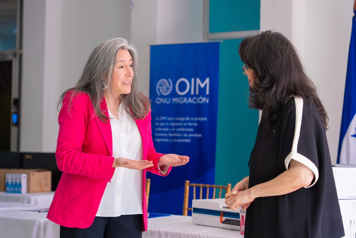 MarianaRendonD's tweet photo. Gracias ministra de @senaf_hn, Ada Mejía, por el diálogo abierto y constructivo que sostuvimos.

Compartimos la prioridad: avanzar en acciones concretas que fortalezcan la protección y la reintegración de la niñez migrante retornada. 

Seguimos sumando esfuerzos 🇭🇳🇺🇳 https://t.co/teiHa2qcvV