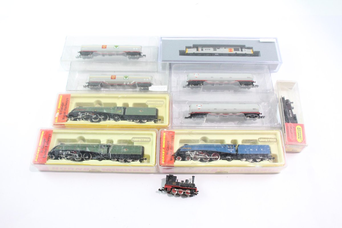 Model_Rail_'s tweet photo. Hornby Minitrix N Gauge Locomotives Assorted Model Trains Job Lot *Untested*

Ends Fri 27th Mar @ 7:35pm

https://t.co/gymWspcVSz

#ad #modeltrains #modelrailroad #modelrailway https://t.co/PPi4VToLXs