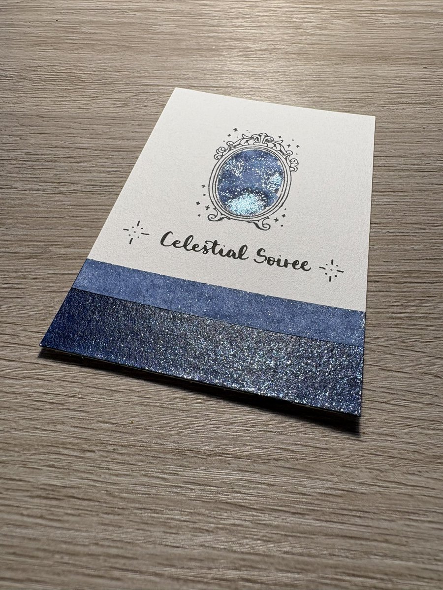interenited's tweet photo. ✒️ Calligraphy ink swatch of color ‘Celestial Soiree’
🎨 Ink by @FWPStationery

#ferriswheelpress #calligraphy #ink #calligraphyink #swatch https://t.co/emVGCbEVaO