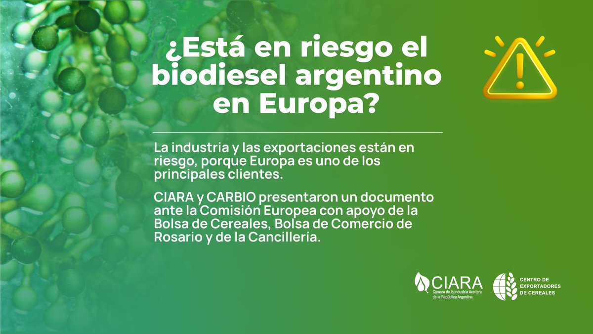 Cámara de la Industria Aceitera Argentina (CIARA) tweet media