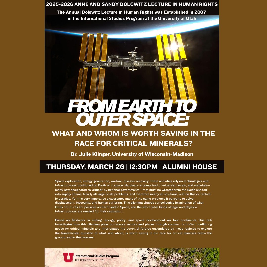 U of U International and Area Studies tweet media