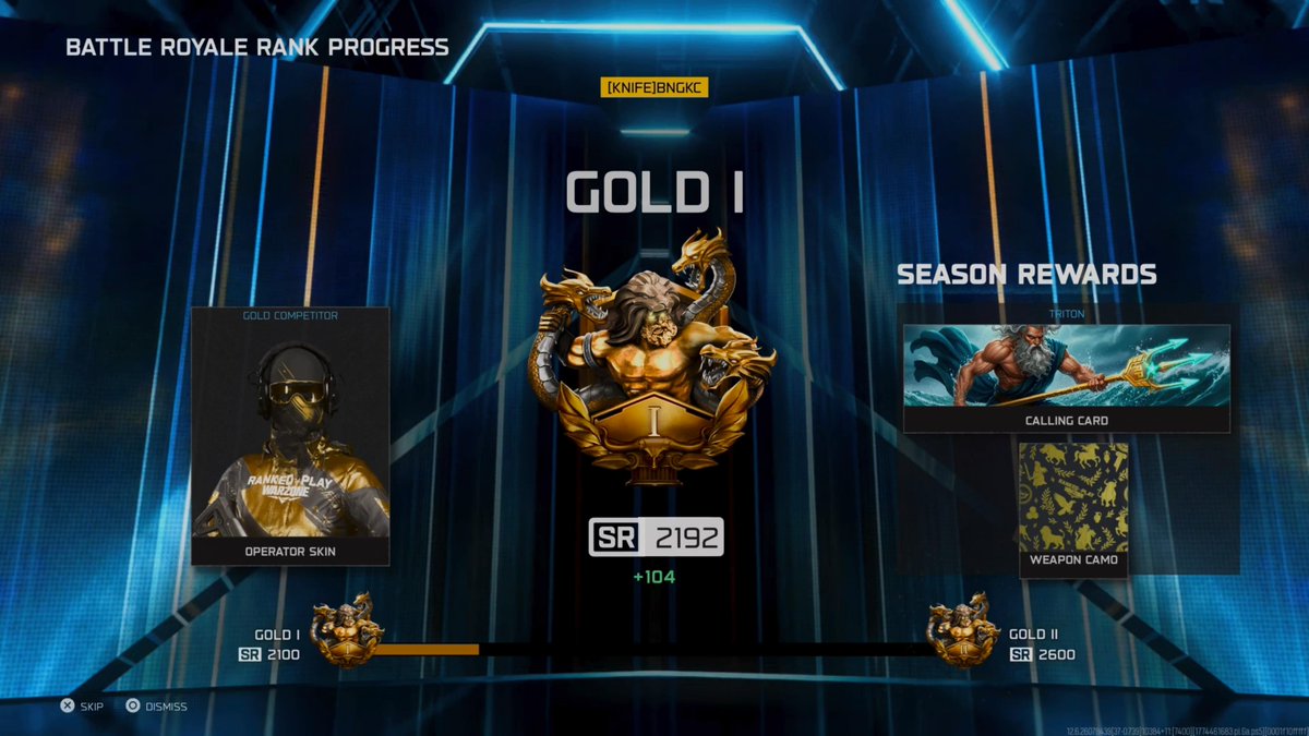 BNG_KC's tweet image. Started Warzone Ranked Play Knife ONLY yesterday and hit Gold 🏅🪓🥷🏽🔪

#BlackOps7 #WarzoneRanked #KnifeLife