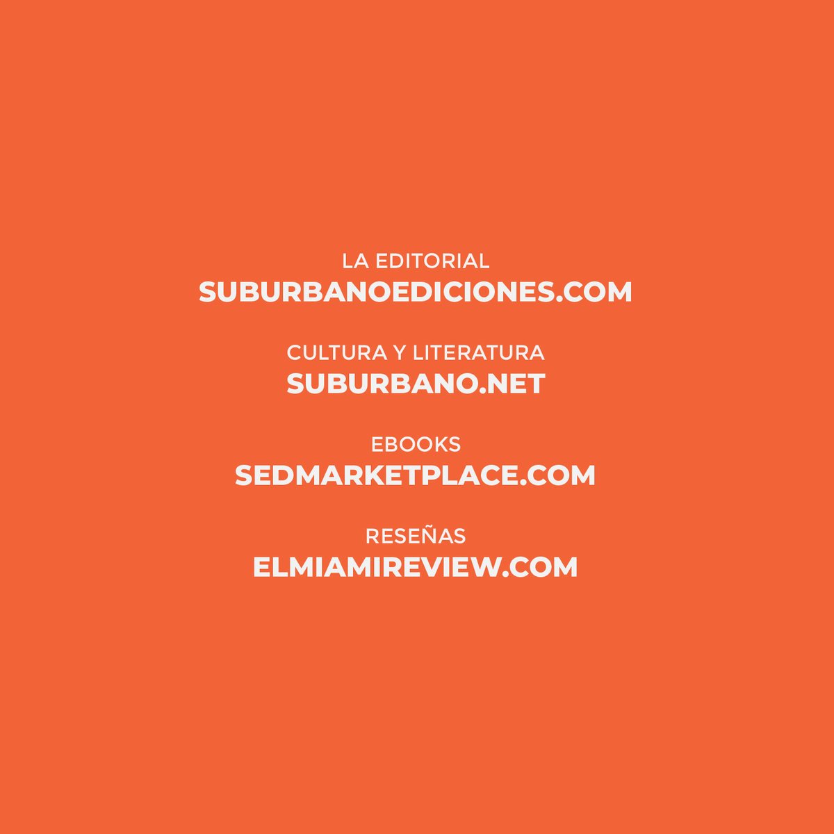 Suburbano Ediciones tweet media