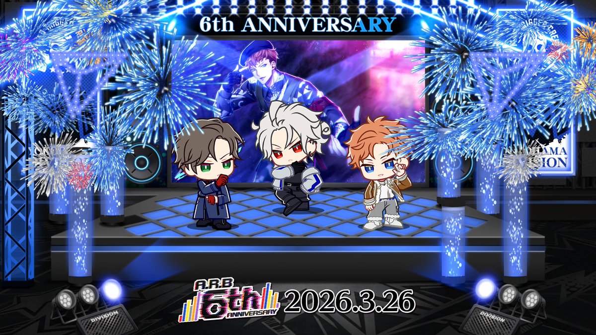 hiro06871's tweet photo. 3月26日は#ヒプマイARB 6th ANNIVERSARY！
#ARB6th_Anniv

▼本日限定！ログインで2500ジェムGET！
https://t.co/PhjAhGwOlL https://t.co/zlWgUaCjPT