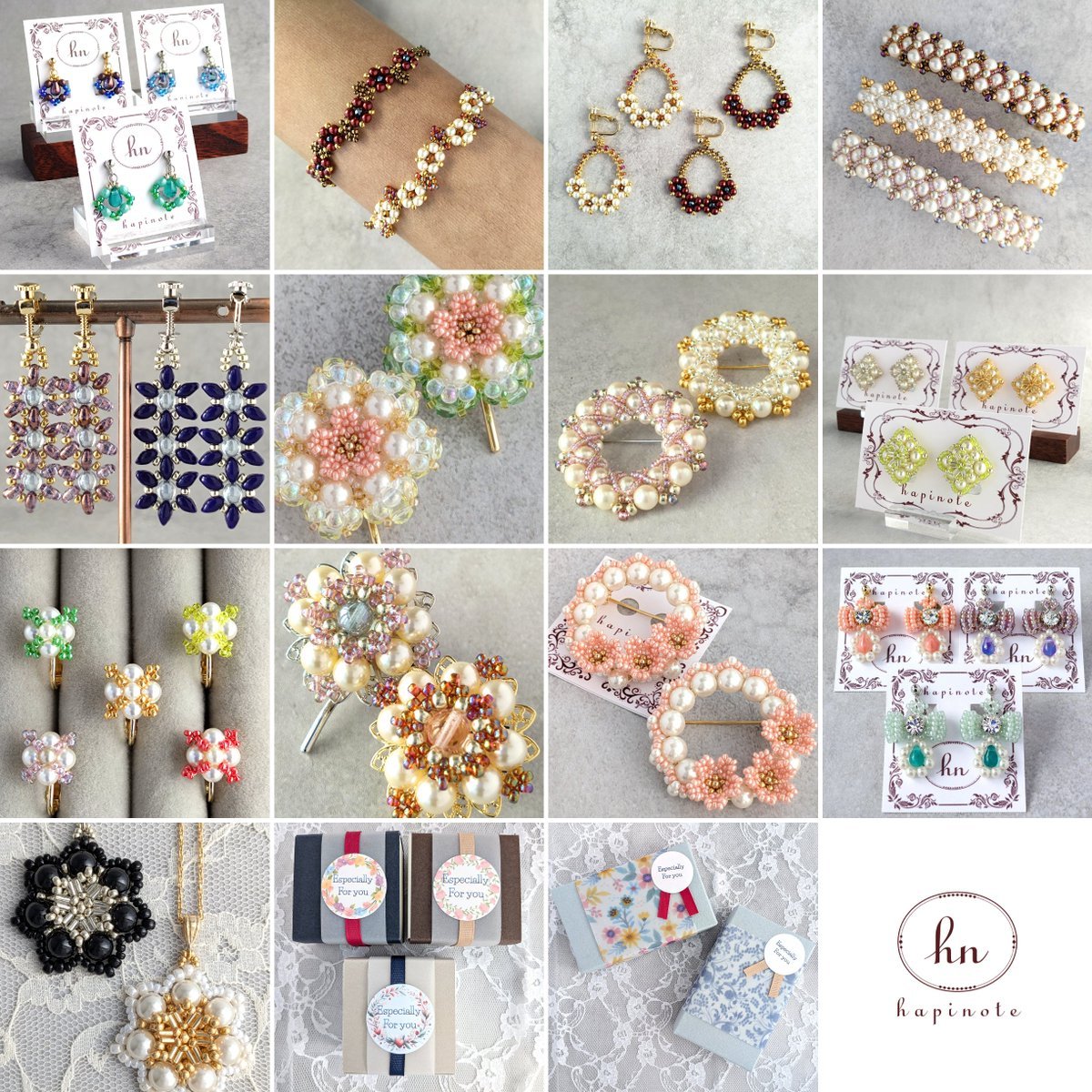 hapinote(ハピノート）＊*＊ビーズアクセサリー*＊* tweet media