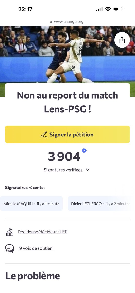KaouaneJ's tweet photo. @Rothensenflamme 5 heures plus tard le résultat de cette pétition …. 🤣🤣🤣 https://t.co/iOG2HyUZEL