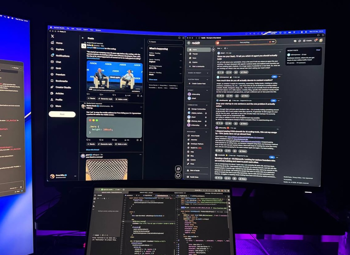 Enough building. Time to Sell.

In 2026 I built 5 products that are fully finished and ready to generate revenue.

Spending hours in front of X and Reddit in split-screen mode - trying to be a double-reply guy!

Any advice?