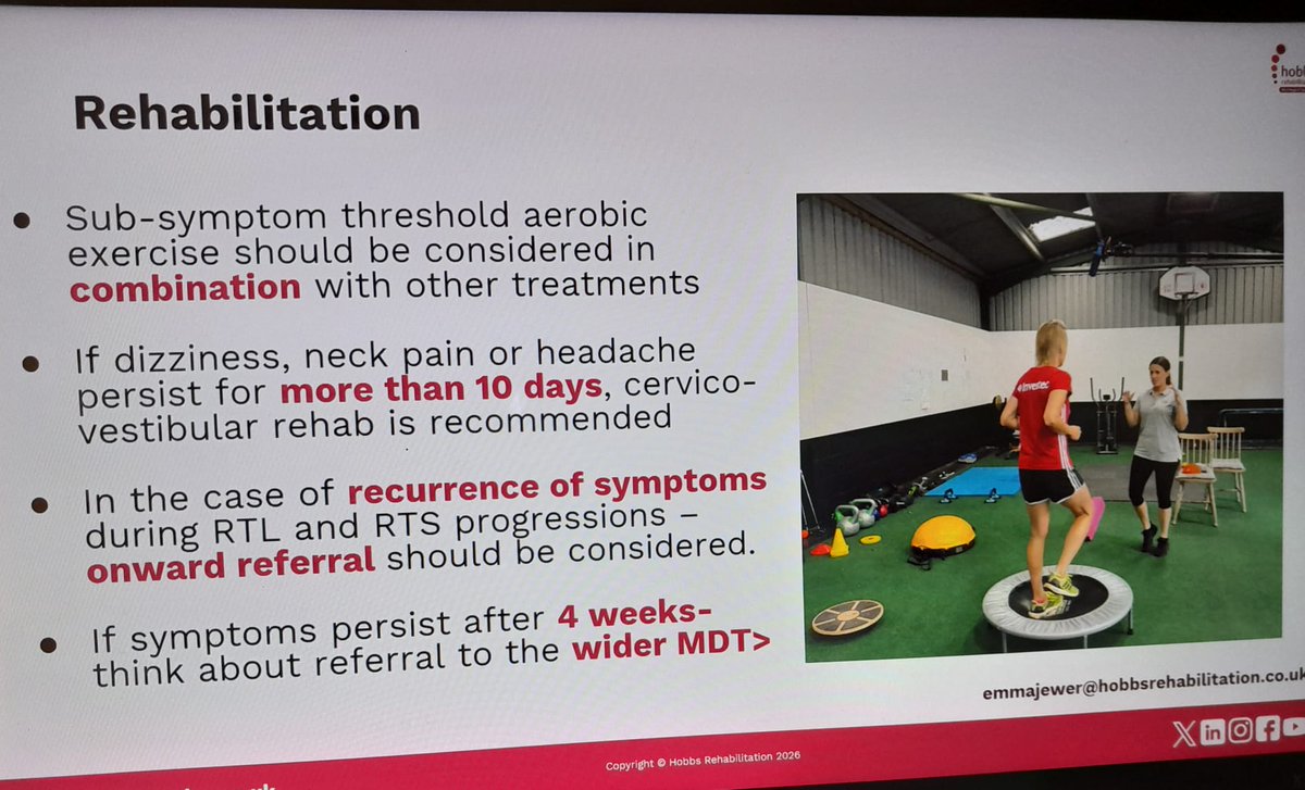 physiosinsport's tweet photo. What is the role of Physiotherapy in concussion? https://t.co/JuWunfjCOT