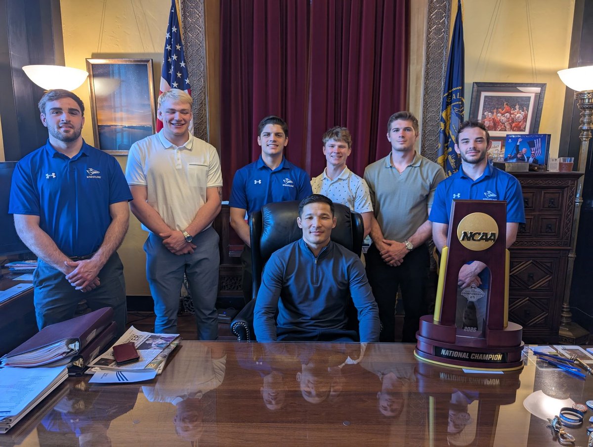 loperwrestling's tweet photo. It’s official.

Governor Jim Pillen has proclaimed March 14, 2026 as Loper Wrestling Day.

From Kearney to the Capitol — this team made history.
Built different. Championship culture. 🏆 https://t.co/bSTXMLu48K