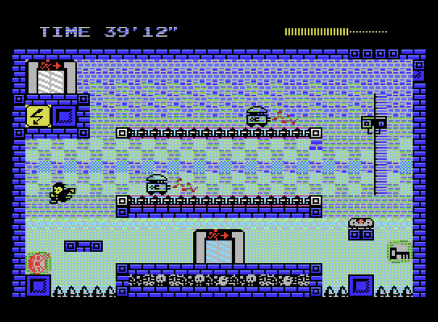 MPrivrat's tweet photo. CHRONO RUNNER 
The new time puzzle game for #MSX 1 by Associazione MSX Italia
ROM and official page:
https://t.co/WgJ8kTU7o9 https://t.co/XgzcOHECUj