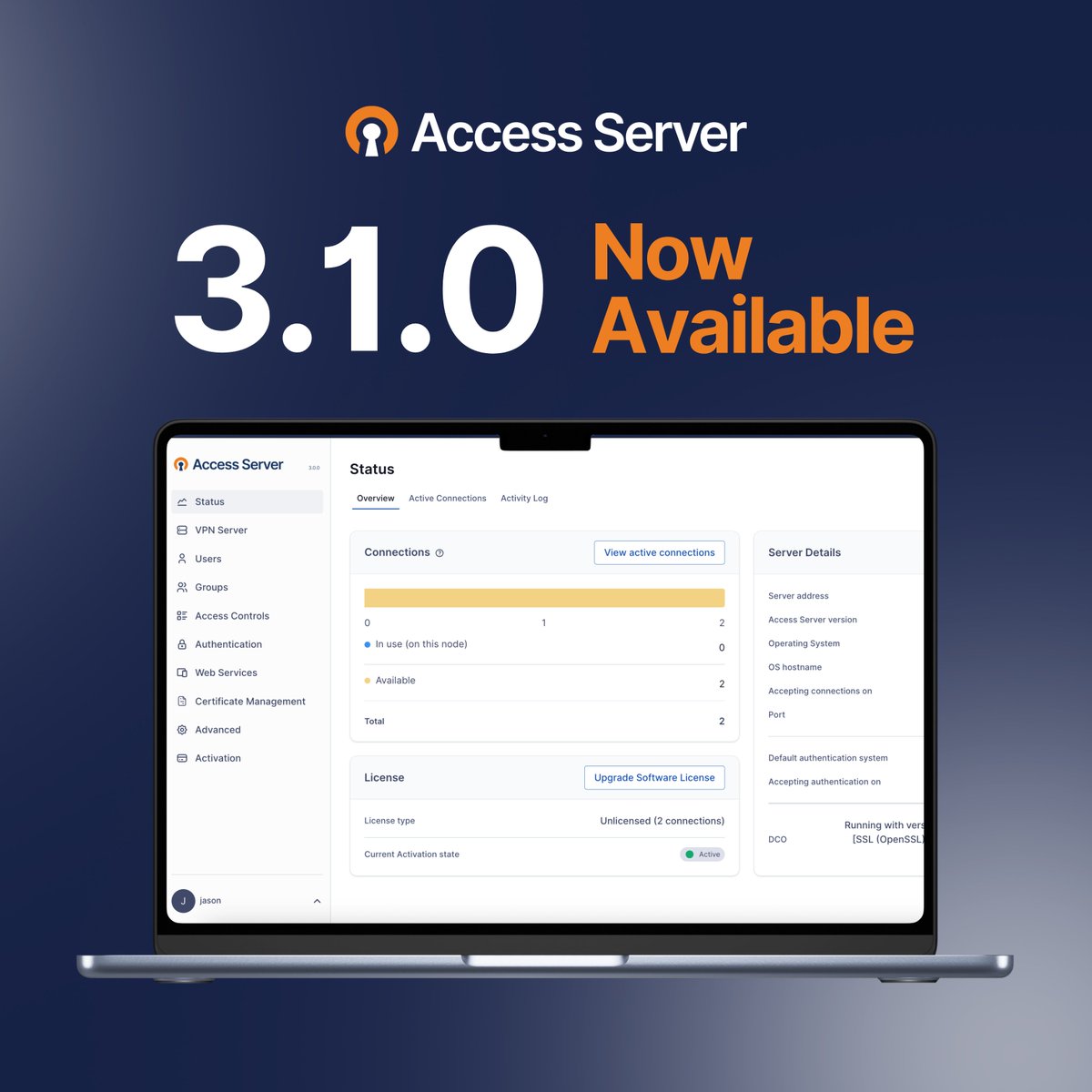 OpenVPN's tweet photo. Access Server 3.1.0 introduces domain routing.
Stop managing fragile IP rules.
Start defining access by domain name.
Simpler SaaS protection.
Smarter split tunneling.
Stronger role-based control.
Read more: 🔗 https://t.co/2AtJmF2XYD
#OpenVPN #NetworkSecurity #SaaS #ZeroTrust https://t.co/IcnHSa6ClS
