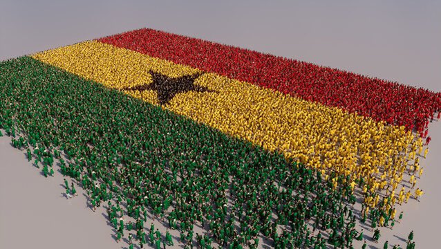 This FLAG has forever carried AFRICA on her STAR ⭐️ in every single category of human life. #GHANA #UN
