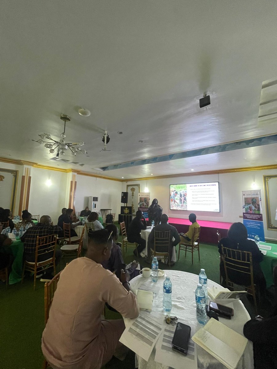 UtyBasseyDuke's tweet photo. The Department of Gender Mainstreaming, with UN Women Nigeria , the National Council on Climate Change &amp; NDC Partnership, hosted a high-level roundtable on Care and Climate with climate investors. https://t.co/vuv3eJPAvk