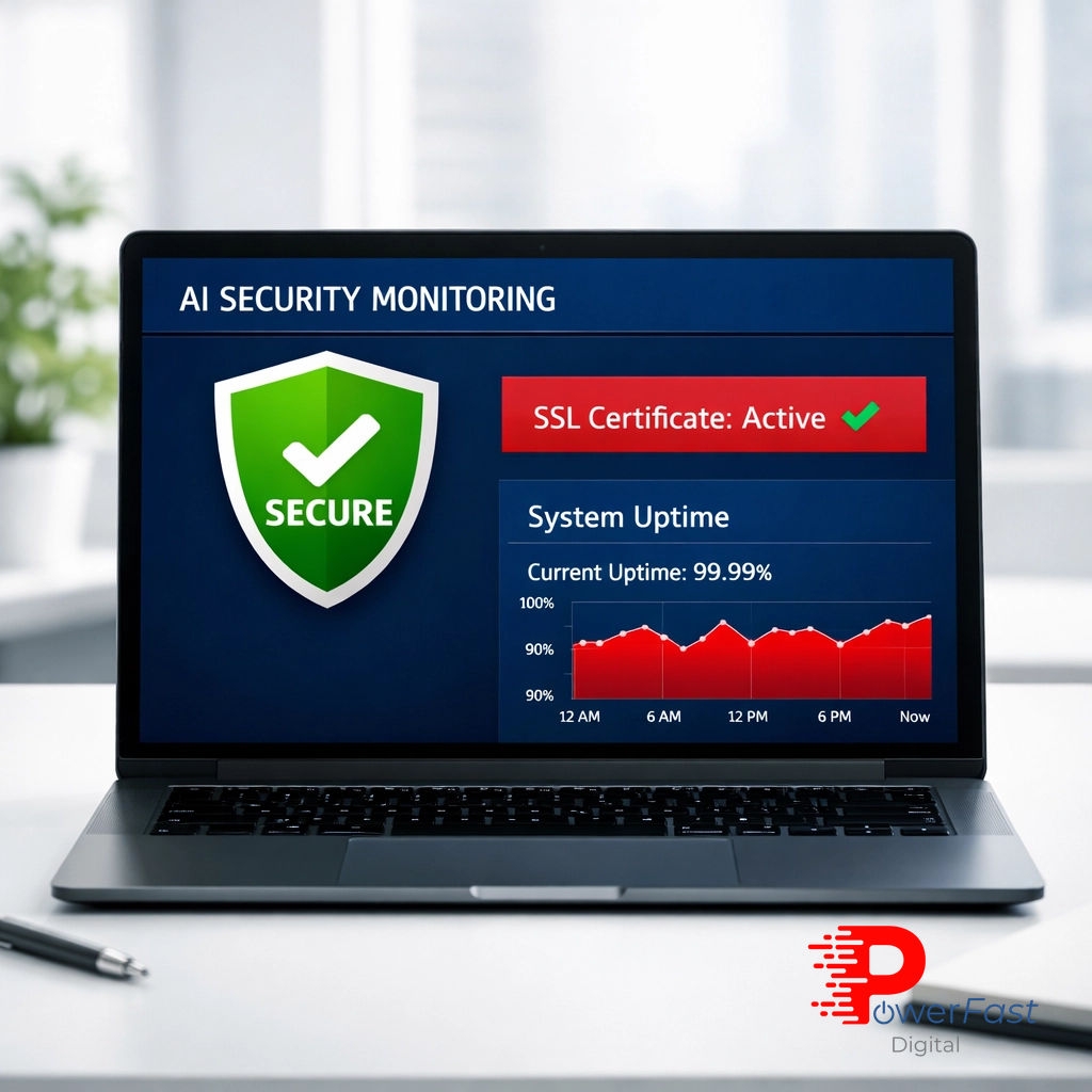 PowerFastAI's tweet photo. Lehigh Valley: A 'Not Secure' warning is a digital 'Closed' sign. SSL &amp; monitoring aren't just tech: they win trust and sales. Stop losing leads to risky sites. We lock it down so you can lead. #LehighValley #AI #Security #SmallBiz https://t.co/Rh9YYb44j1