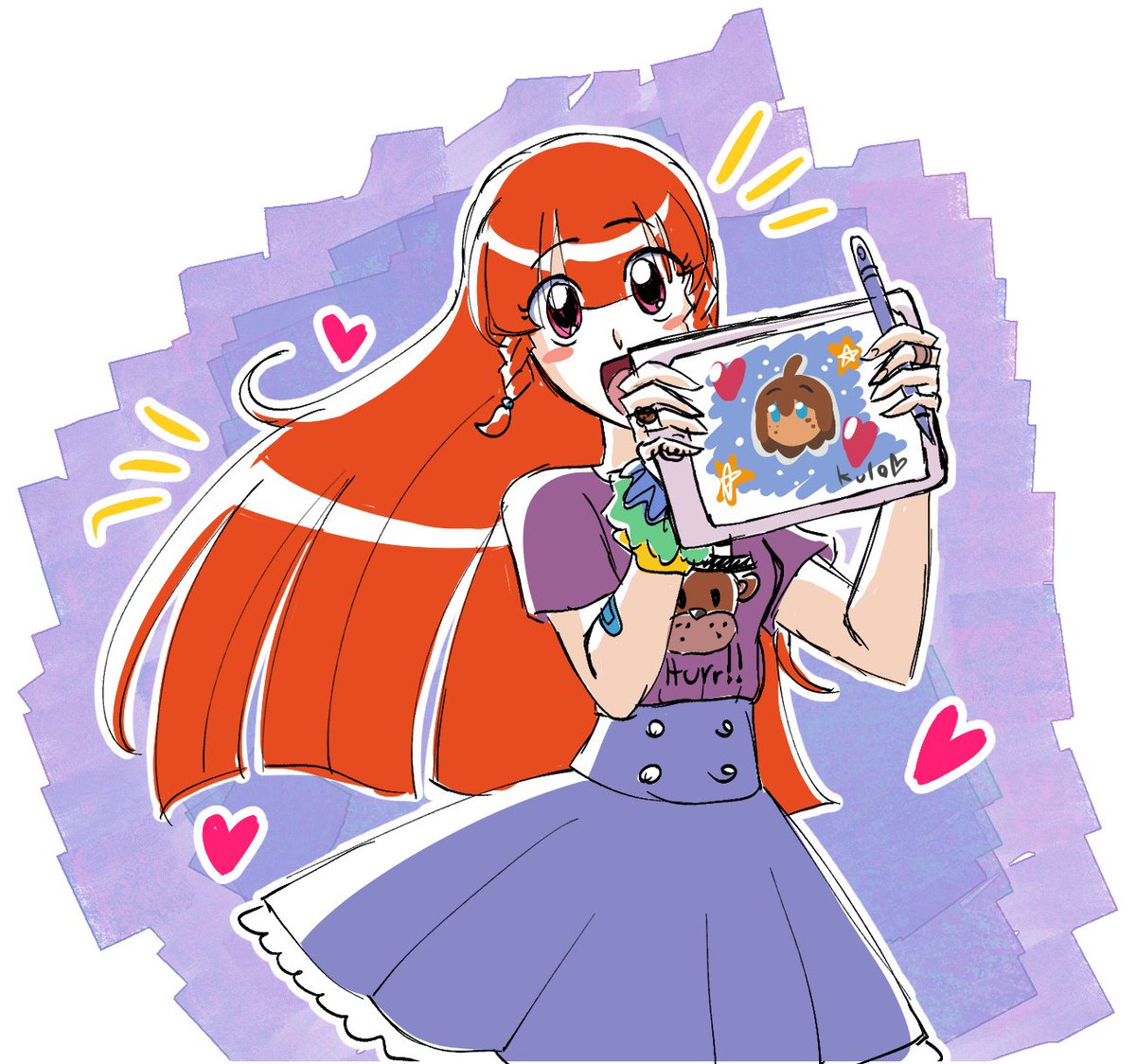 Sugarllie_Chan's tweet image. Avr uno wholesome, Kula le gusta nucho dibujar y le nació el sueño de ser artista y compartir sus dibujos con todo el mundo (+ es fan de fnaf y sobre todo fnafhs lol)
#kof #headcanon #kuladiamond