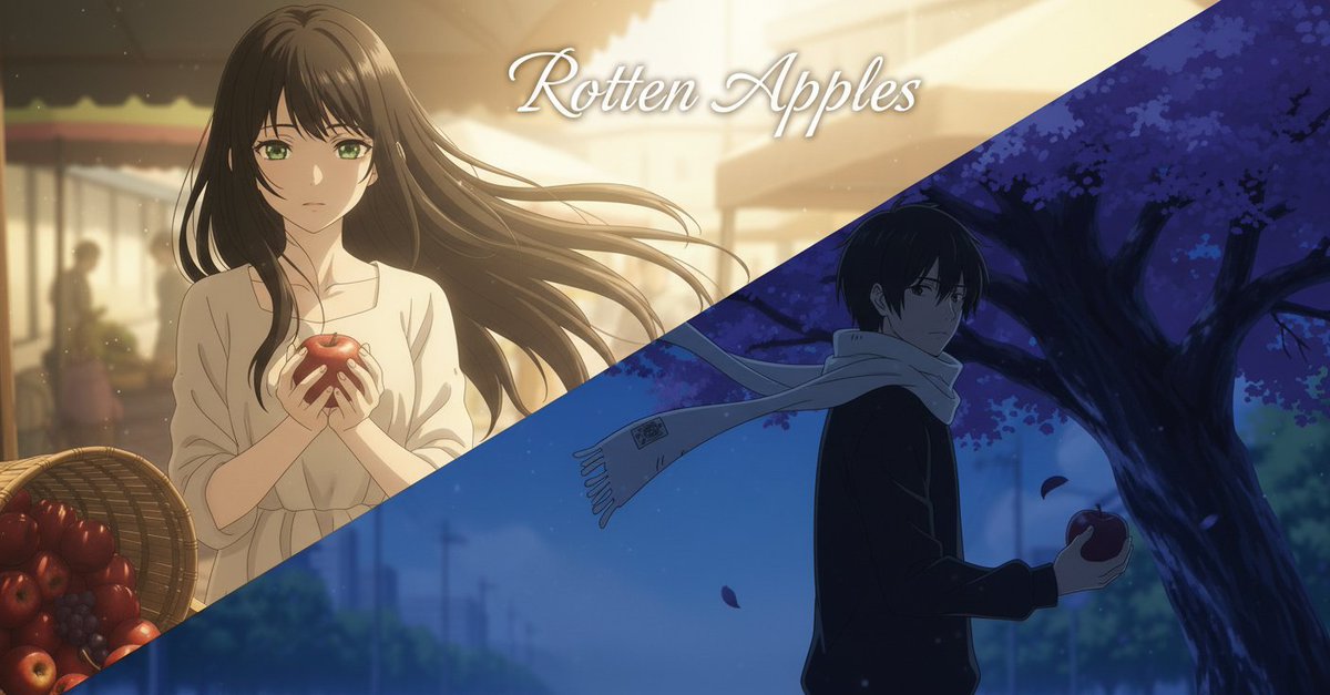 dmonkeyboatclub's tweet image. Two versions of every choice 🍎

“Rotten Apples” — a story about what looks right…
and what it becomes

Which side are you living in?
#rottenapples #anime #trendingtopic