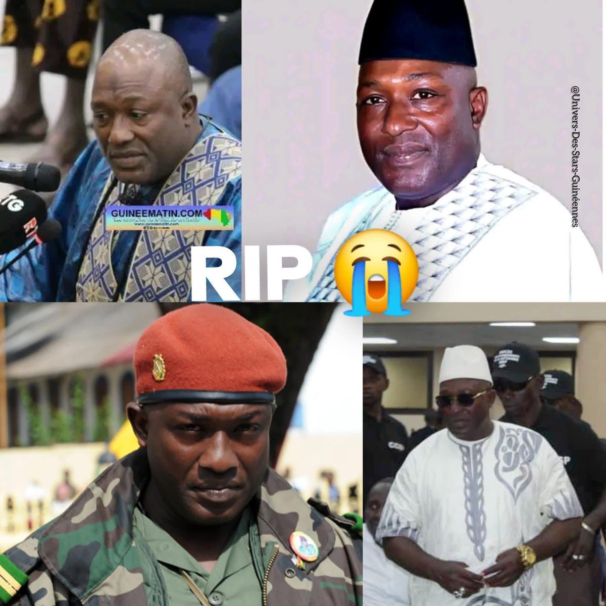 allatchimi_s's tweet photo. Aboubacar Diakite dit #Toumba 😭 tu resteras à jamais gravé dans l’histoire de la #Guinée, le monde se souviendra d’un Homme Honnête et véridique trahi, par ses compagnons d'armes.

Reposez-vous en paix et toutes mes sincères condoléances à la famille🤲🥹

#Toumba #Politique https://t.co/TgHabpdEJh