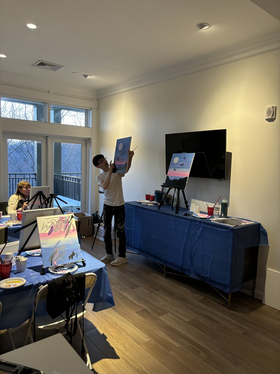 HancockEstates's tweet photo. Enjoy these highlights from last night's Paint and Sip at Hancock Estates! Thanks to everyone who came out and Paint and Vino for an awesome event!!

#paintandsip #liveatchrapartments https://t.co/gO7D2Wa0Y9