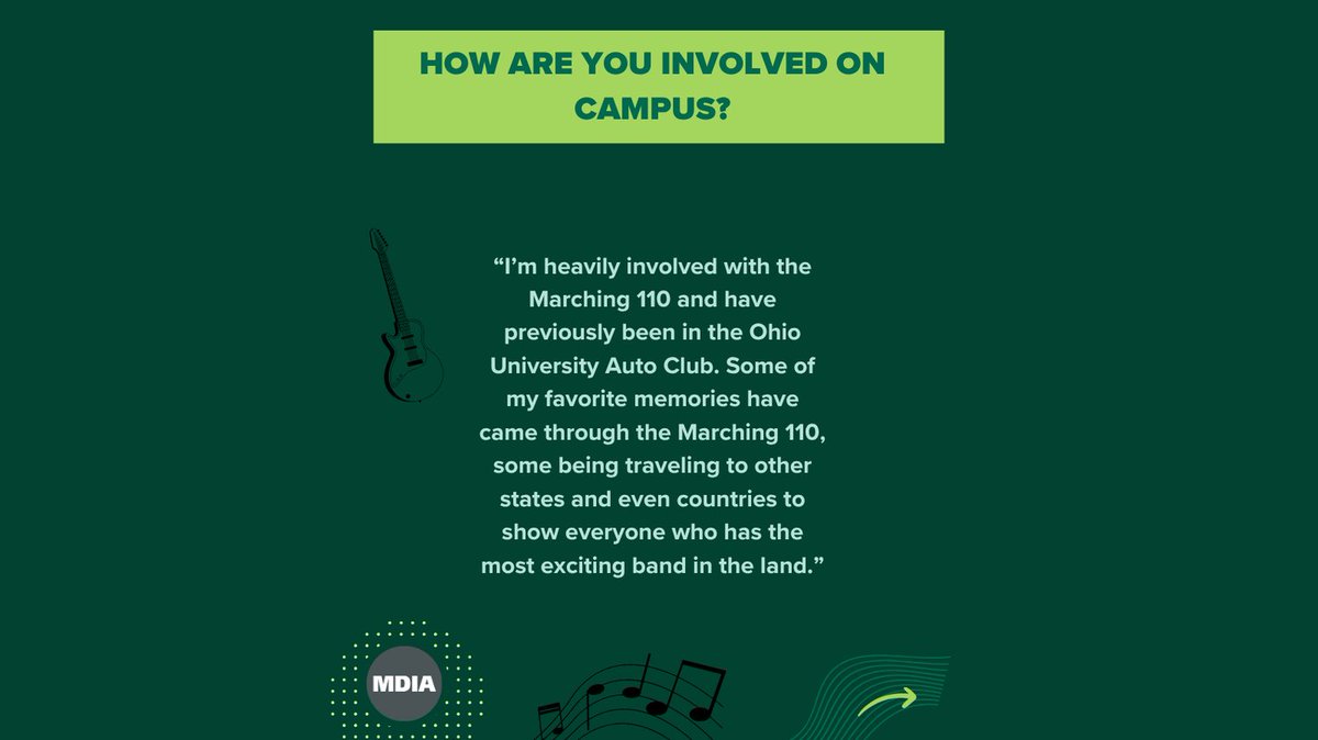 OU_MDIA's tweet photo. Meet Tyler Allmon, a senior studying music production and recording industry. Swipe left to learn about Tyler's journey at Ohio University! 🎧 https://t.co/OB4cbwa7Z8