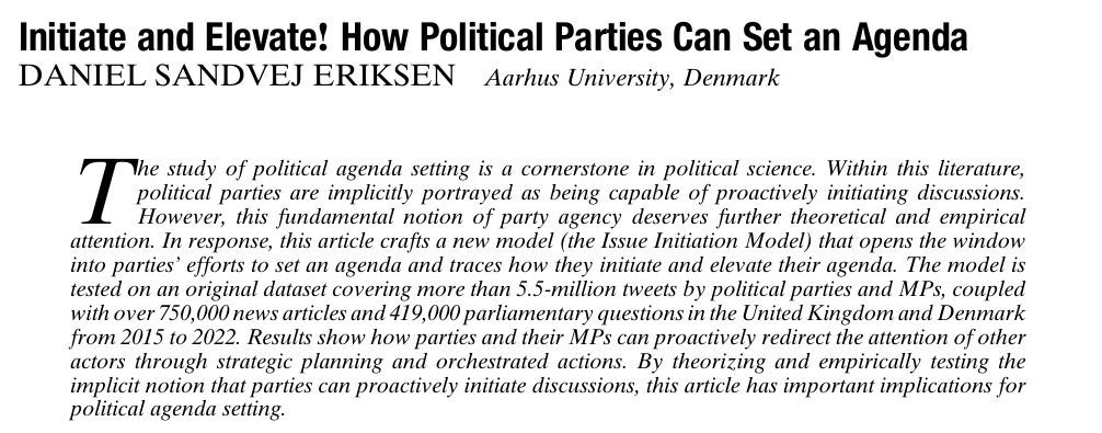 American Political Science Review tweet media