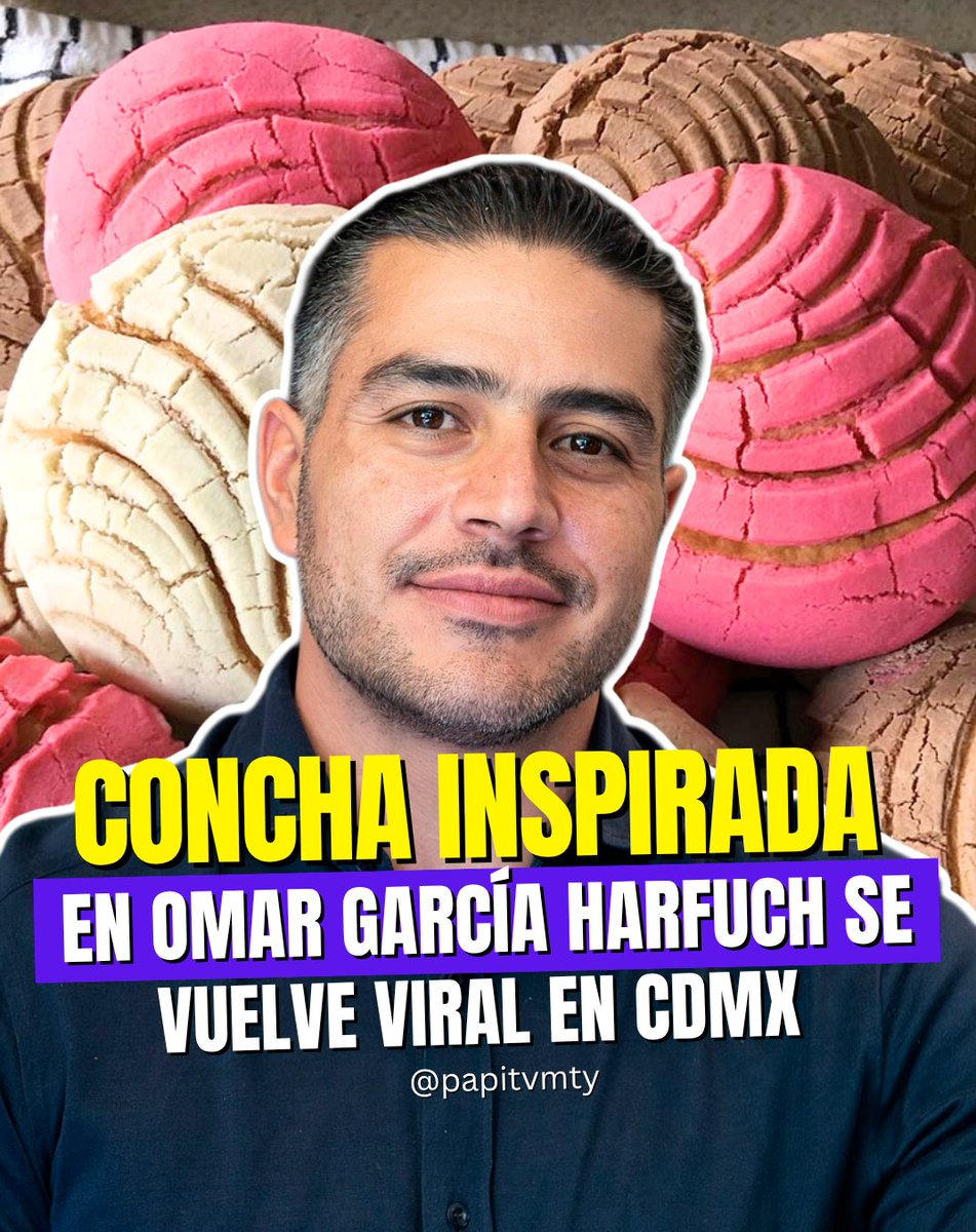 #TendenciaEnRedes | Un panadero capitalino decidió llevar su imagen a la repostería al diseñar una concha con su rostro, la cual rápidamente llamó la atención de los usuarios y comenzó a viralizarse.
.
#OmarGarciaHarfuch #MomentosVirales #CDMX #conchas