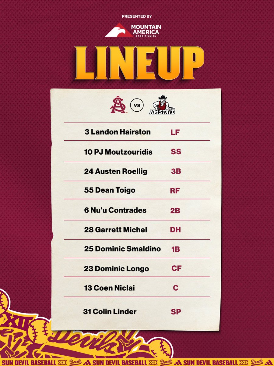 Sun Devil Baseball tweet media