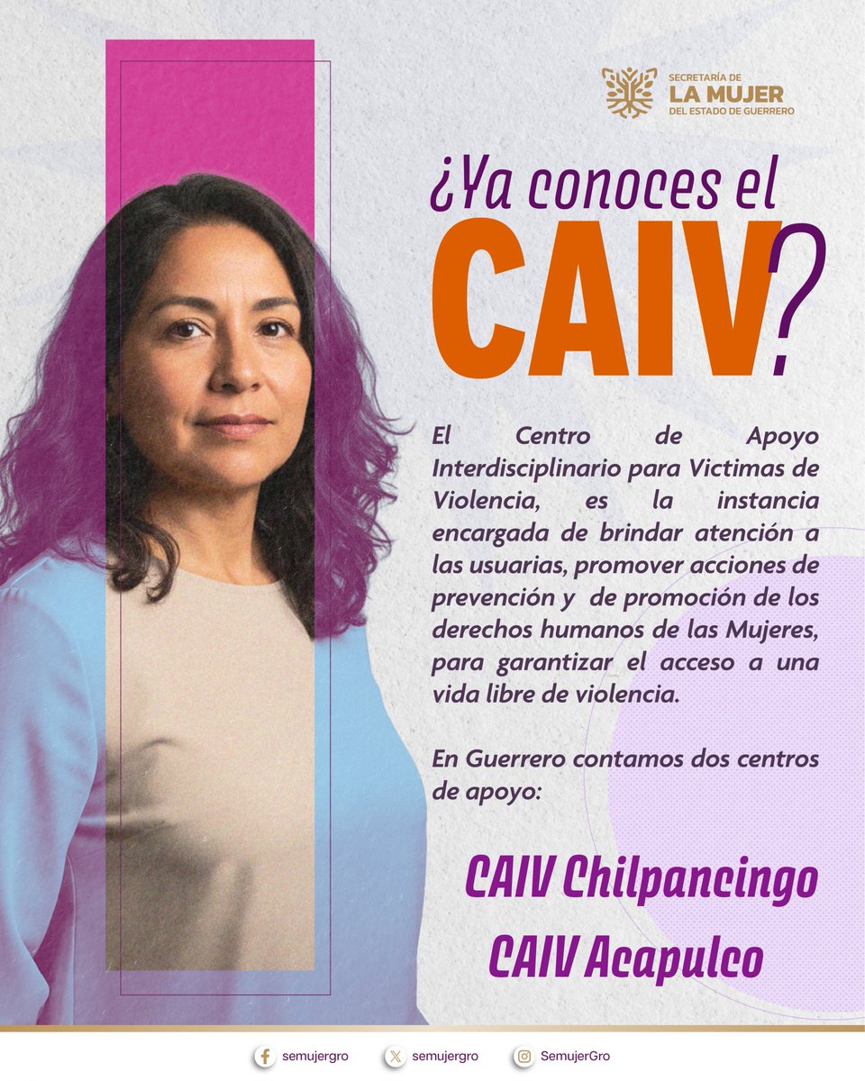 Secretaría de la Mujer Guerrero tweet media