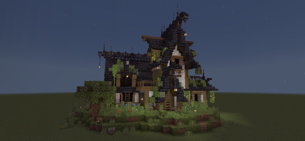a__48h's tweet photo. 🦇⋆˚
 #Minecraft
 #マイクラ統合版 
 #マイクラ建築 https://t.co/N0TBKPnEJy
