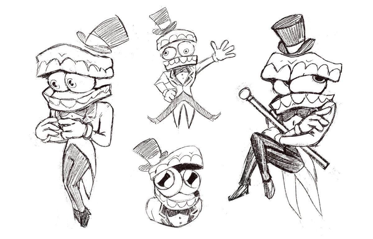 Having so much fun learning how to draw Caine ❤️ #tadc #caine