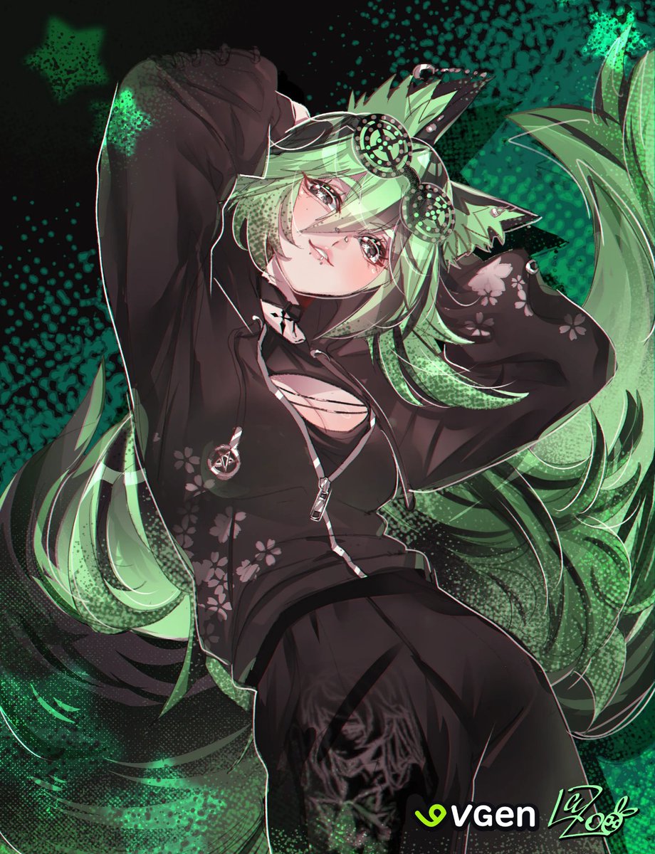 Lazoonny's tweet image. More #surprise sketchcolor comms I did in #vgen 🥺🌷
Yaaaaay! ✨✨✨✨🌷