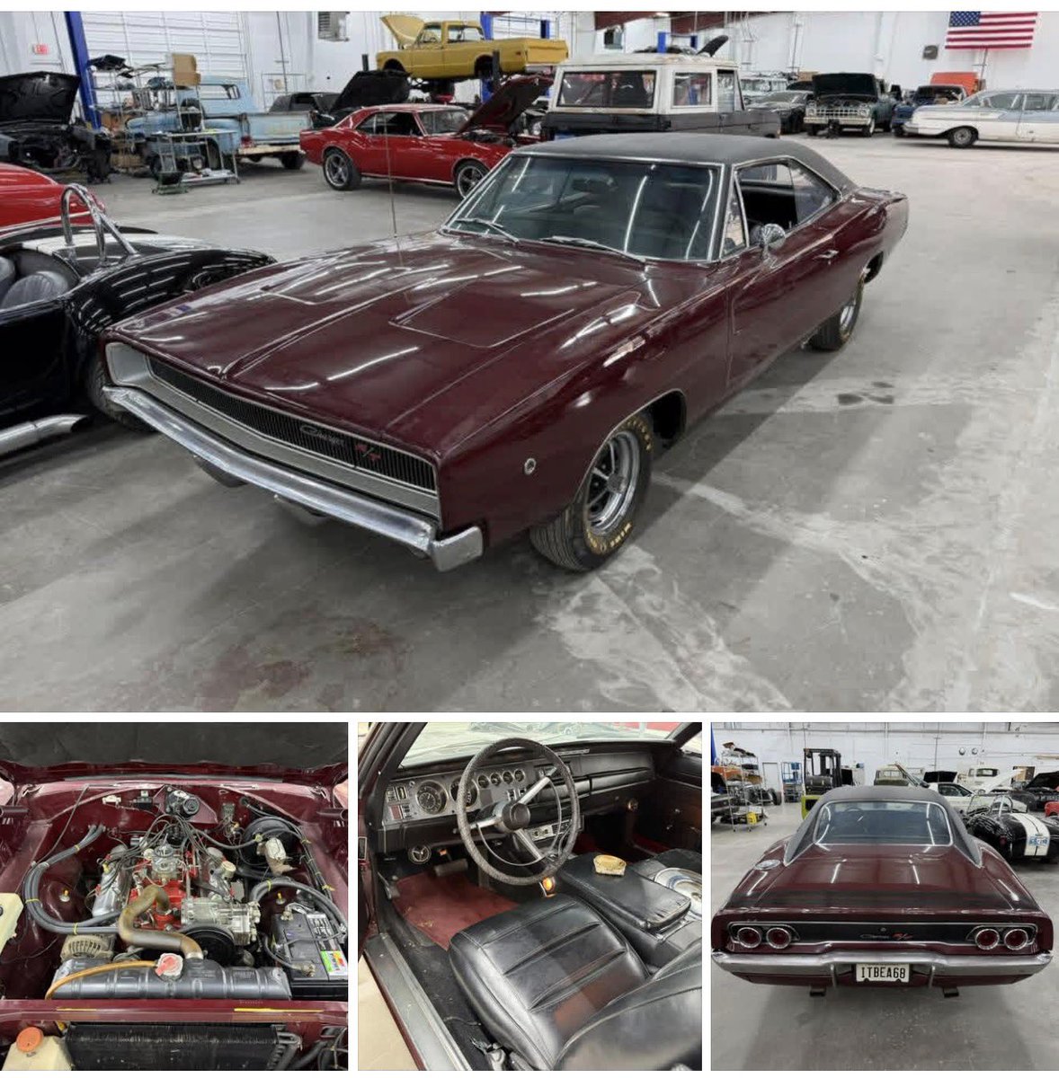 dwmiller2's tweet image. Oh baby! 1968 Dodge Charger in the house. Love, love, love these classic MOPARs. And the color is super cool. Service, repair and restoration time. Classic Auto Repair Service of Tulsa. #Charger #ClassicMechanic #BNMC 324-4444 classic-auto-repair.com