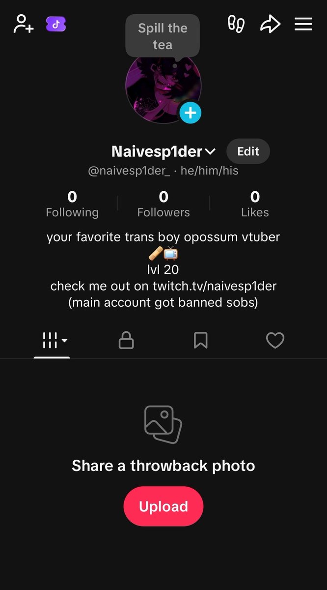 NaiveSp1der | Opossum vtuber🏳️‍⚧️ tweet media