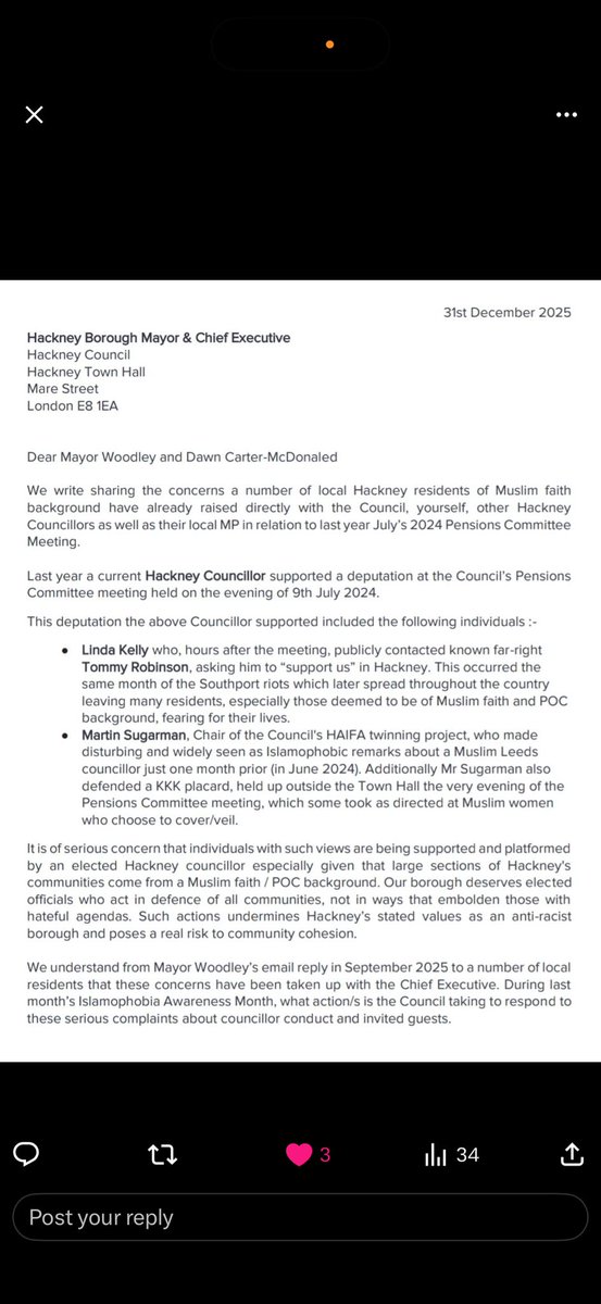 Hackney Muslims tweet media
