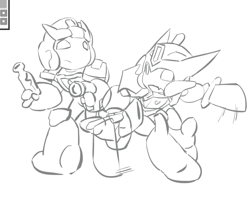 orthomethy's tweet image. 距离医生被坏小子缴械还有两秒 #Transformers #Drift x #Ratchet