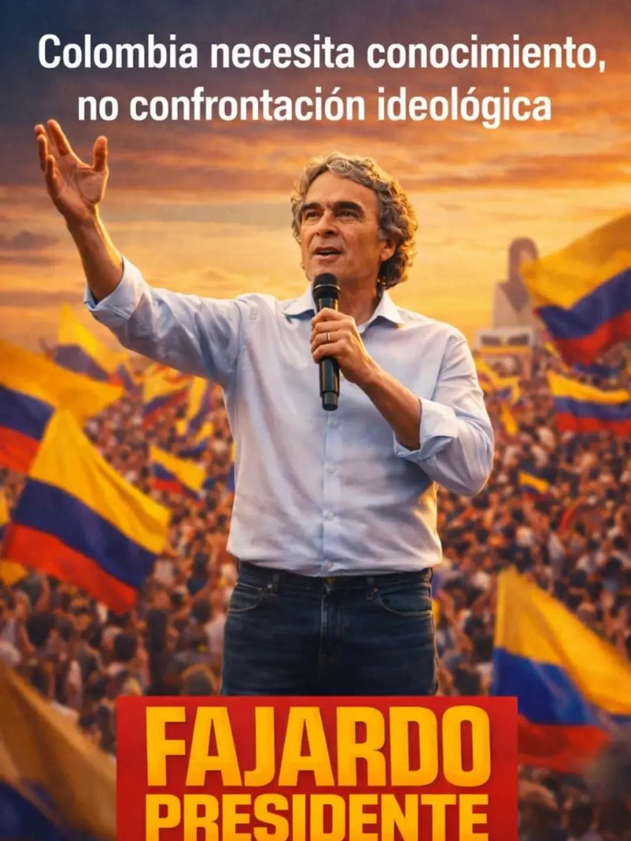 #FajardoPresidente propone soluciones,no improvisara,dejara un país ordenado seguro y proyectado al futuro Los jóvenes y mujeres son prioridad para lograrlo en primera #MiVotoEsPorFajardo y #EdnaBonillaVicepresidenta apoyemos este proyecto por amor a 🇨🇴 únete y multiplica
