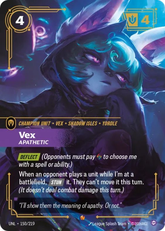 Carry le deck Vex a elle seule.