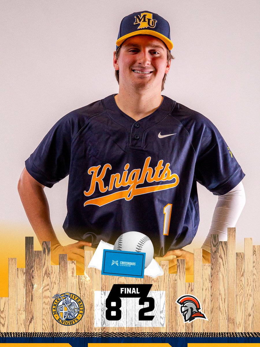BSB | FINAL | Marian 8-2 #19 Indiana Tech

<a href="/MarianUBaseball/">Marian Baseball</a> is back on track! The Knights upset #19 Indiana Tech 8-2 in a midweek battle, scoring 5 in the bottom of the 8th to puncuate the win!

Landon Sarkey delivers a 3-run homer in the win, and Kaeb Stebbins gets the W!