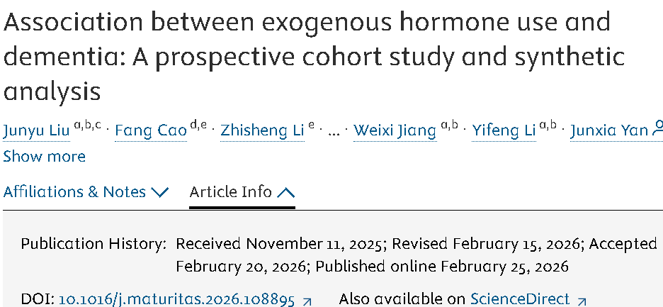 doctorneyro's tweet image. Our #evidence does not support an increased #risk of #dementia associated with #OC; simly, no clear association between #MHT nd incrsed #dementiarisk

Clinicaldecisions on #EHU should be individualized, balancing overall #benefits against potential #risks

maturitas.org/article/S0378-…