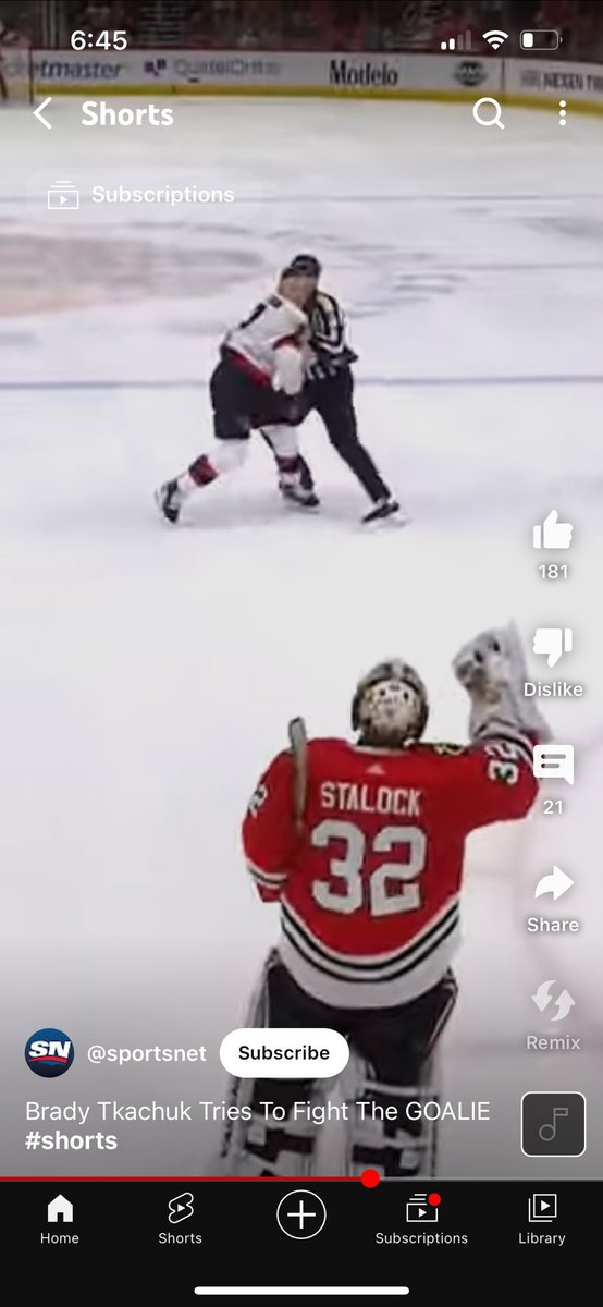 MarkMitchell30's tweet photo. @EverydaySens That time your doofus captain tried to fight a goalie. What a leader🙄🤣 https://t.co/v6o4FdVJWg