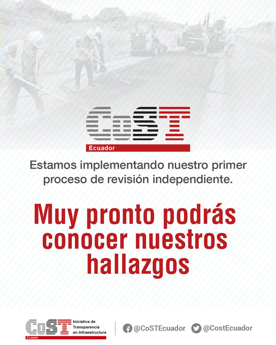 CoST Ecuador tweet media